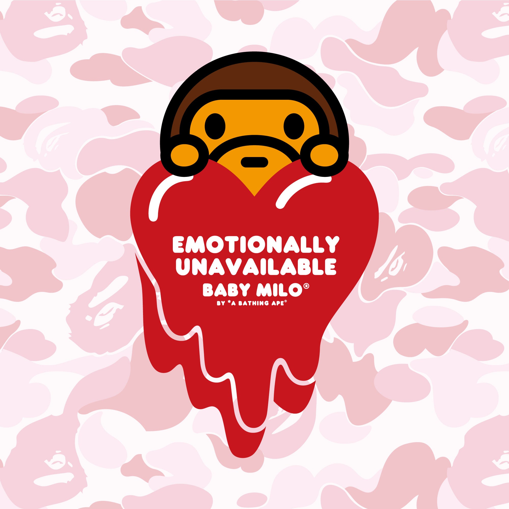 【話題のコラボが登場!EMOTIONALLY UNAVAILABLE × A BATHING APE】