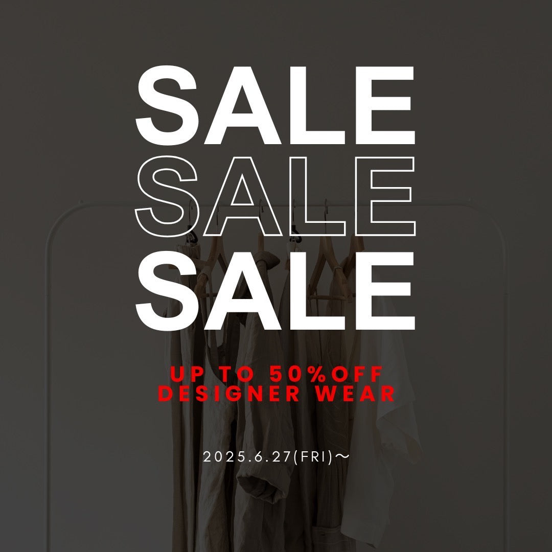 【NOWALL SUMMER SALE】2025年春夏アイテムが最大50%OFF!|6/27スタート