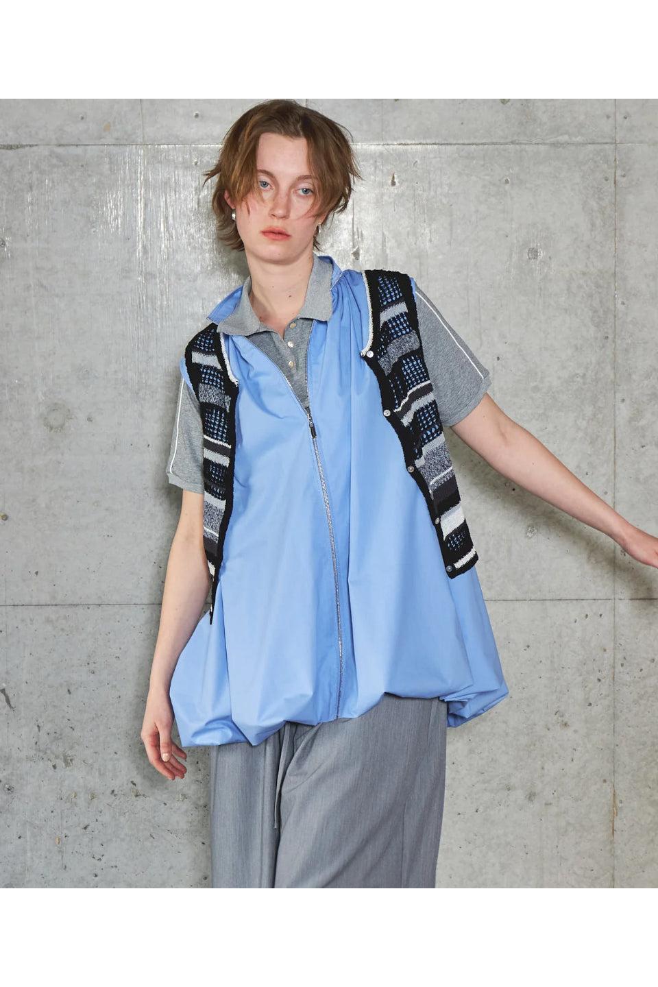MAISON SPECIAL-2way Multi Border Tank Top-NOWALL