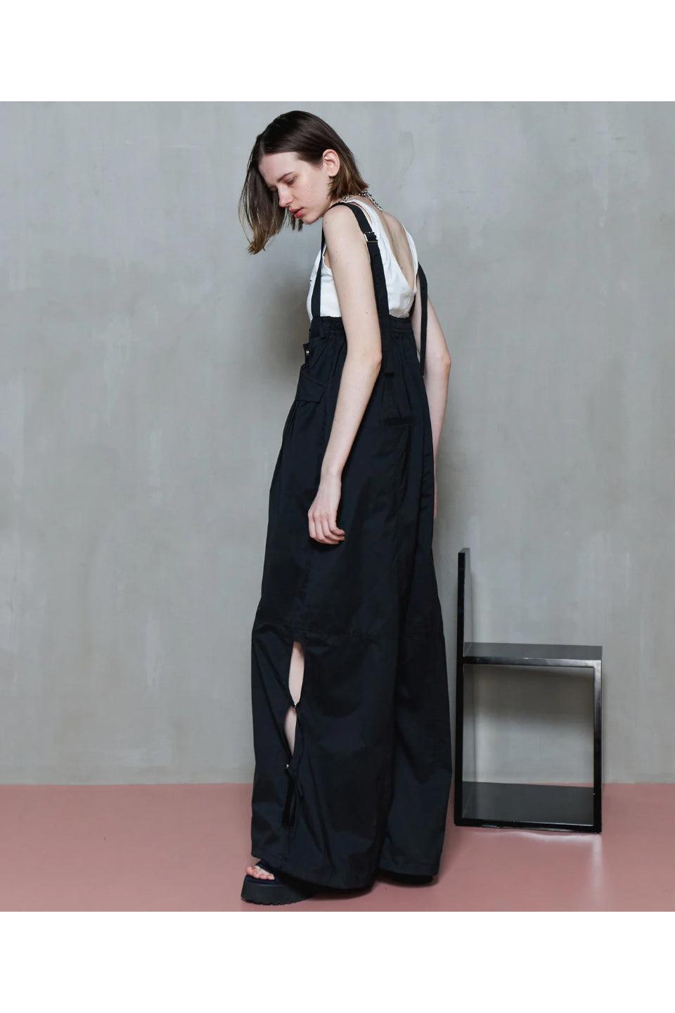 MAISON SPECIAL-2way Suspender Parachute Pants-NOWALL