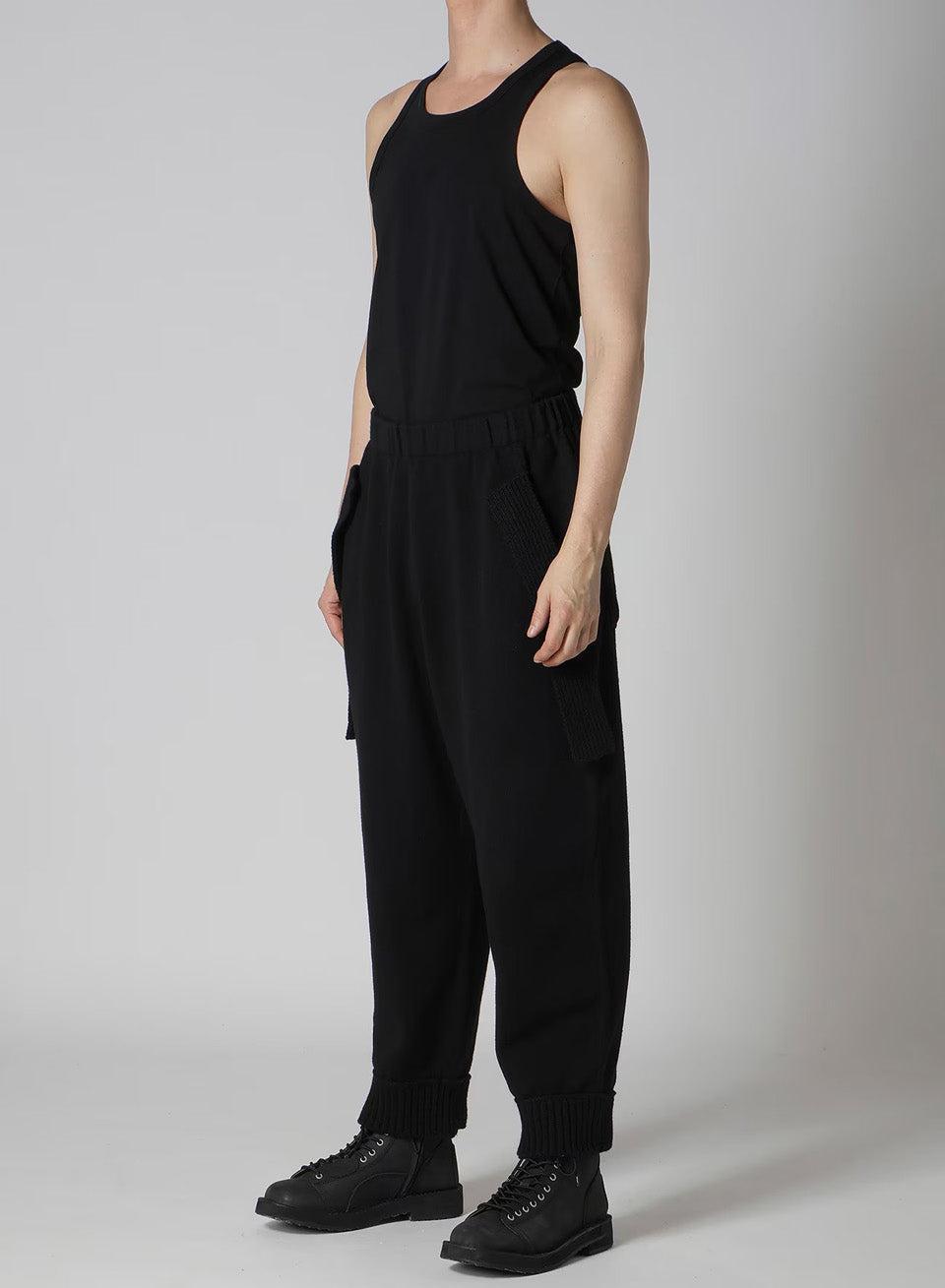 Yohji Yamamoto POUR HOMME-7G Jersey 3G Rib Pants-NOWALL
