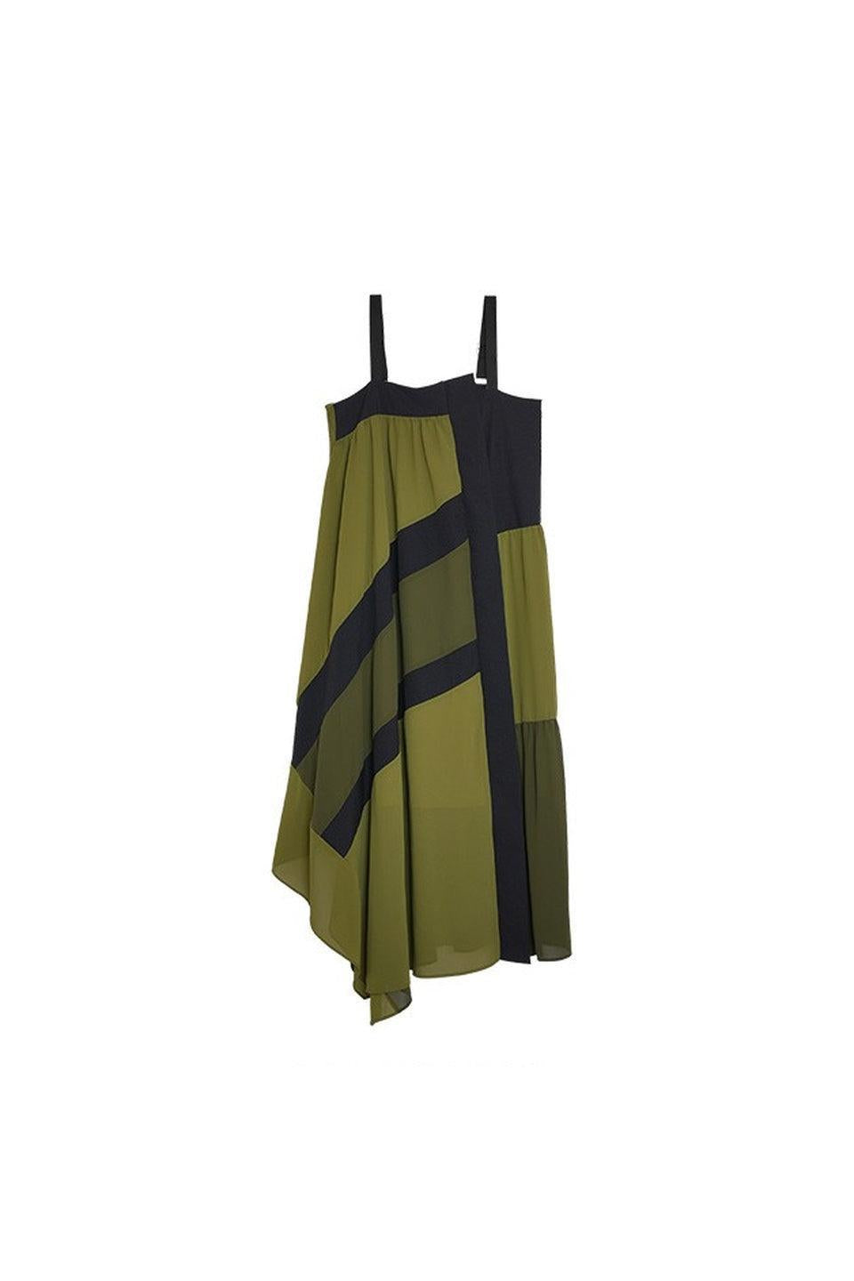 MICALLE MICALLE-Asymmetry Docking Dress-NOWALL