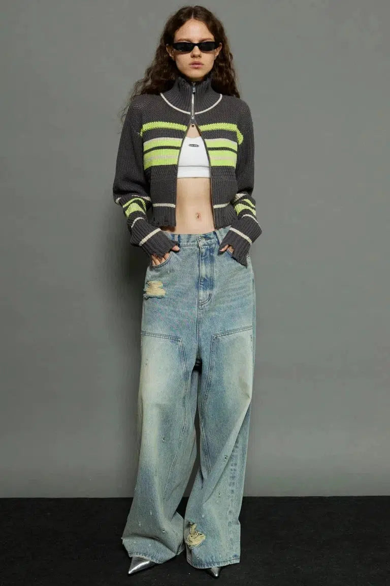 MAISON SPECIAL-Baggy Denim Pants-NOWALL
