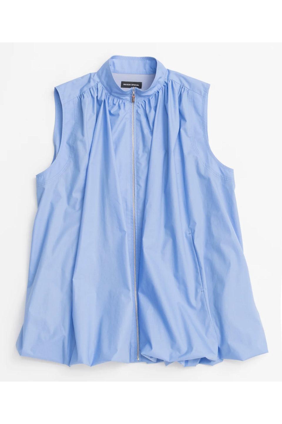 MAISON SPECIAL-Balloon Silhouette Typewriter Tunic-NOWALL