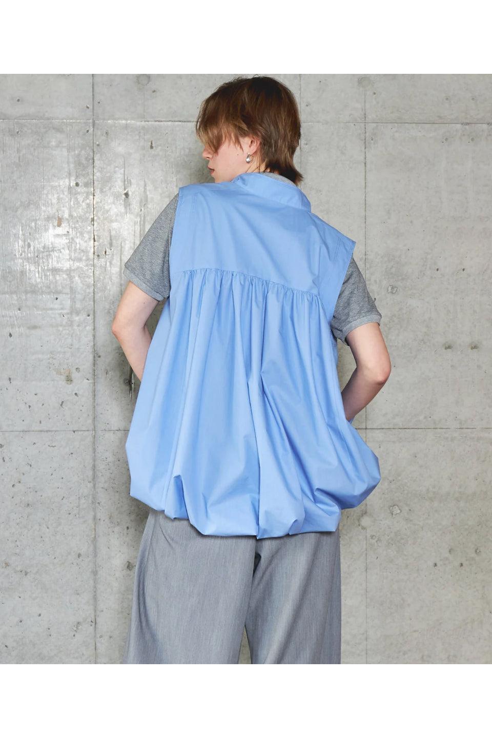 MAISON SPECIAL-Balloon Silhouette Typewriter Tunic-NOWALL
