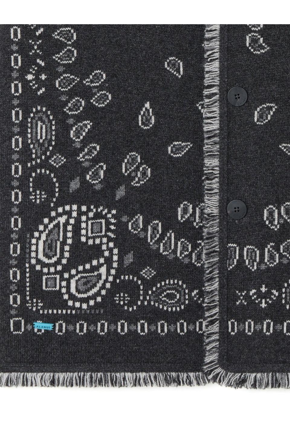 ALANUI-Bandana Jacquard Cardigan-NOWALL