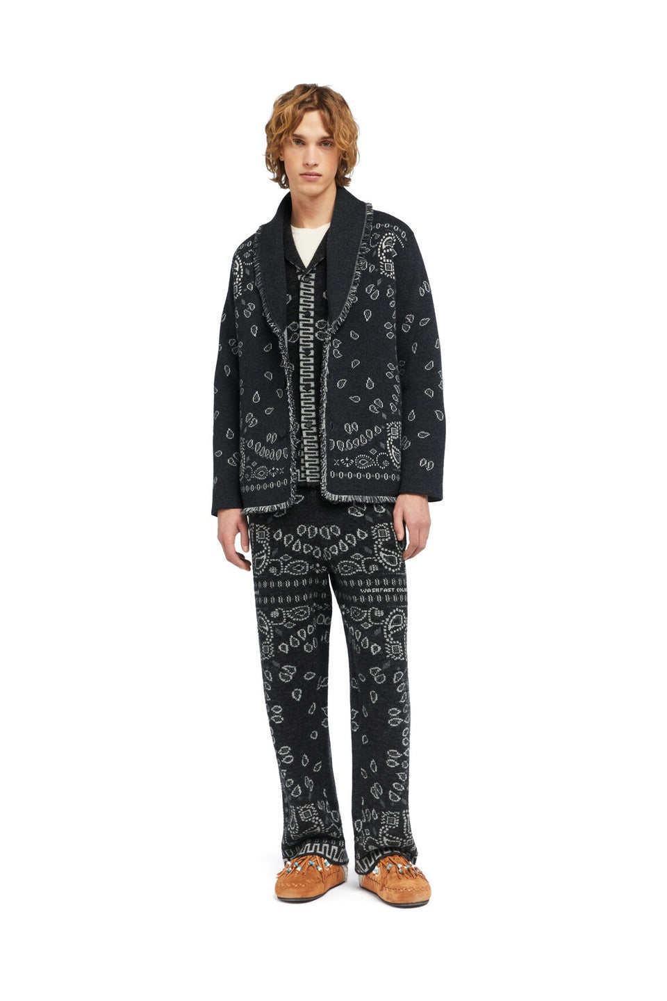 ALANUI-Bandana Jacquard Cardigan-NOWALL