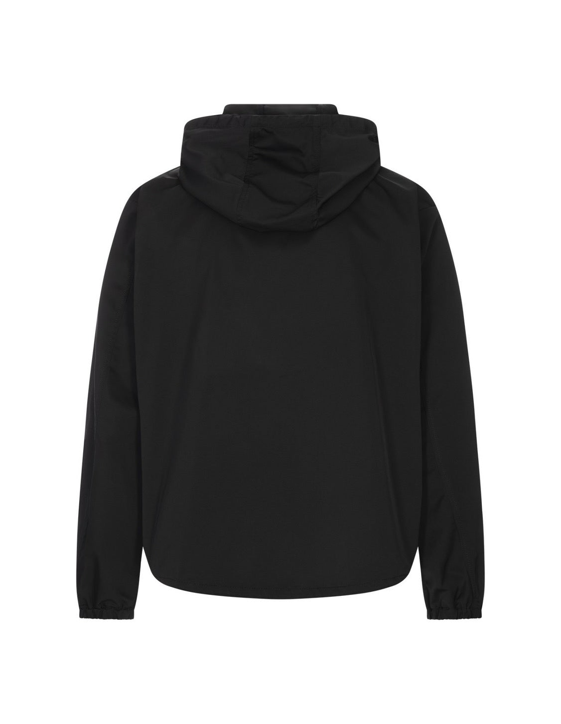 MARNI-Black Taffeta Jacket with Marni Mending-NOWALL