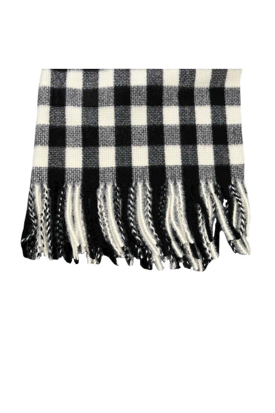 MICALLE MICALLE-Block Plaid Stole-NOWALL