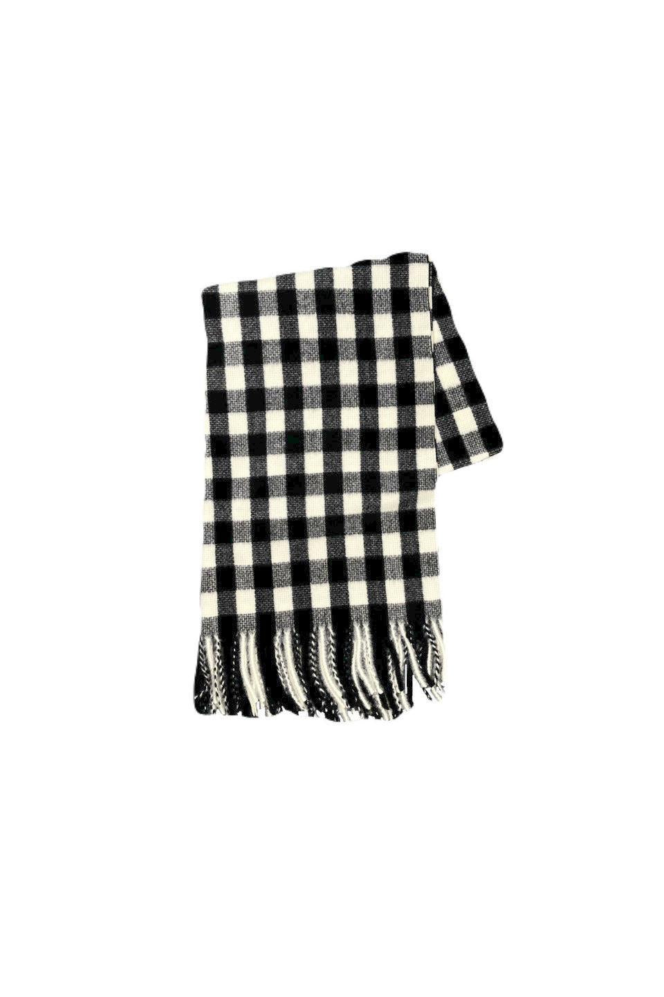MICALLE MICALLE-Block Plaid Stole-NOWALL