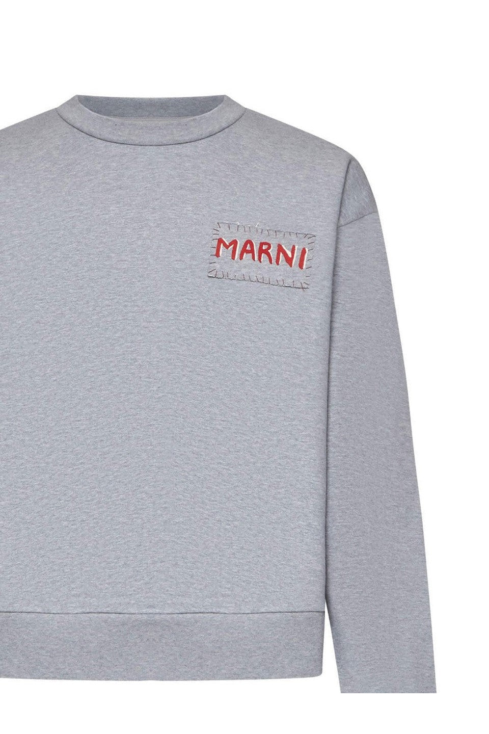 MARNI-CHEST LOGO CREW NECK SWEAT-NOWALL