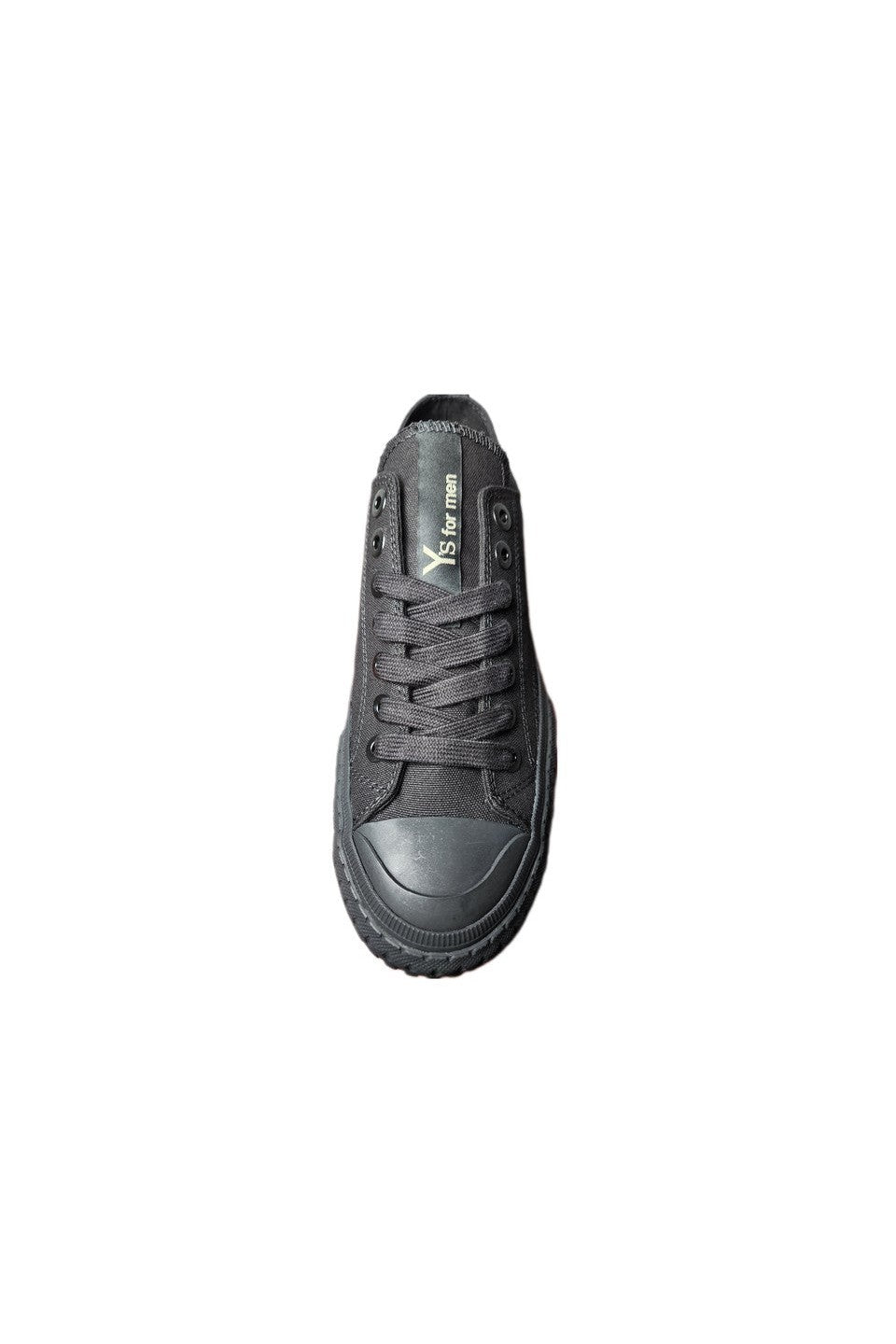 Y's for men-COTTON CANVAS LOW-TOP SNEAKERS-NOWALL