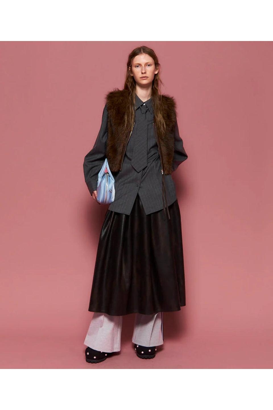 MAISON SPECIAL-Chain Tie Shirt-NOWALL