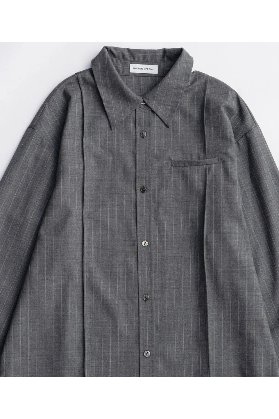 MAISON SPECIAL-Chain Tie Shirt-NOWALL