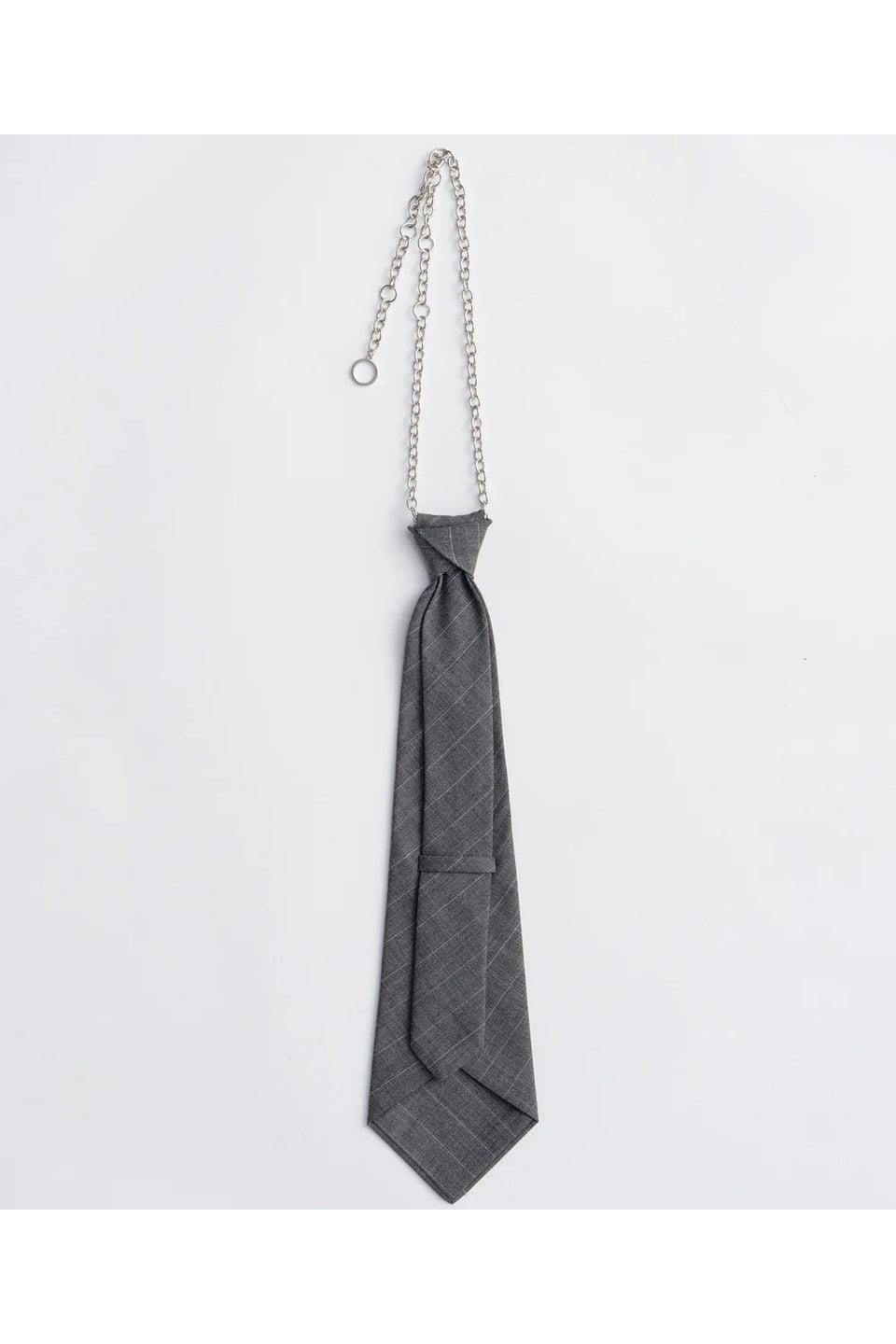 MAISON SPECIAL-Chain Tie Shirt-NOWALL