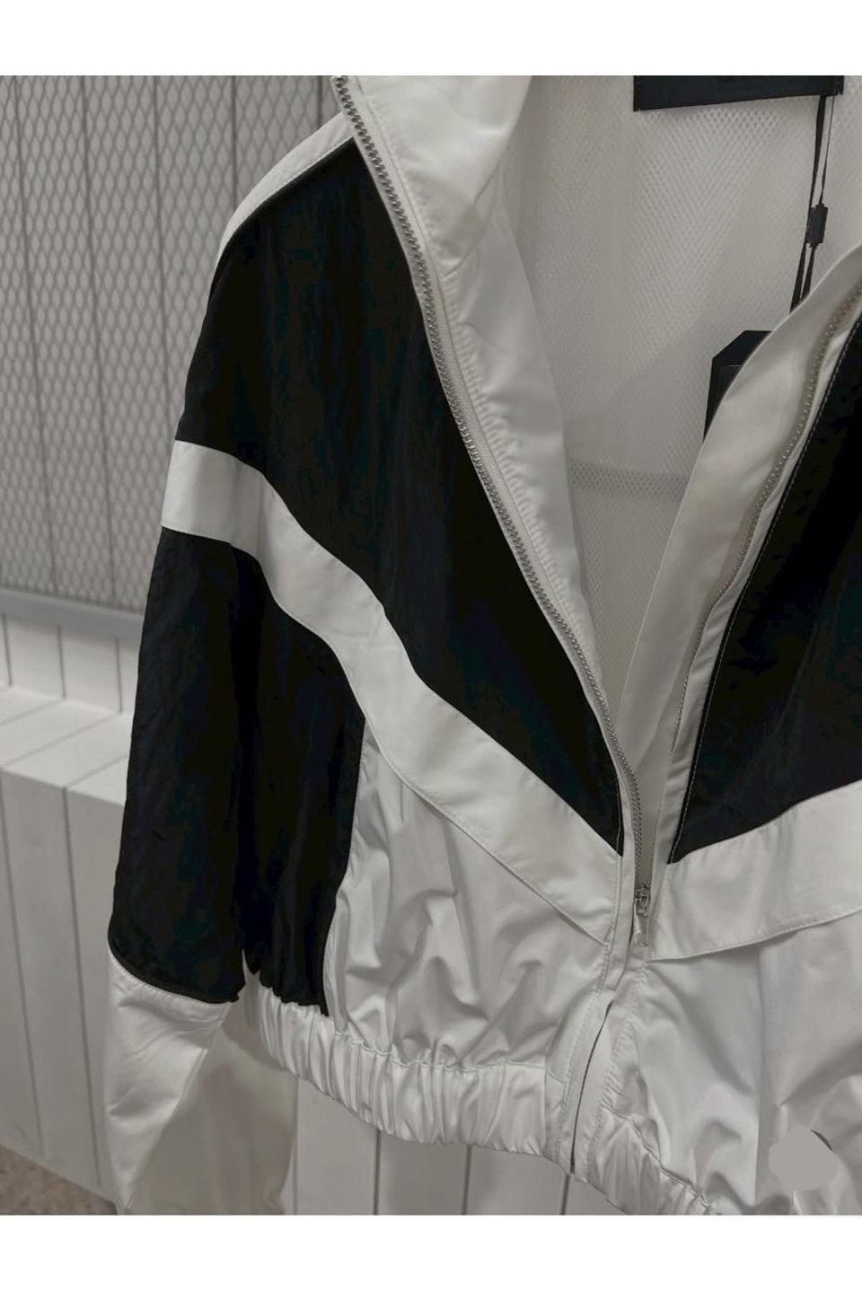 MICALLE MICALLE-Color Block Zip Dress-NOWALL