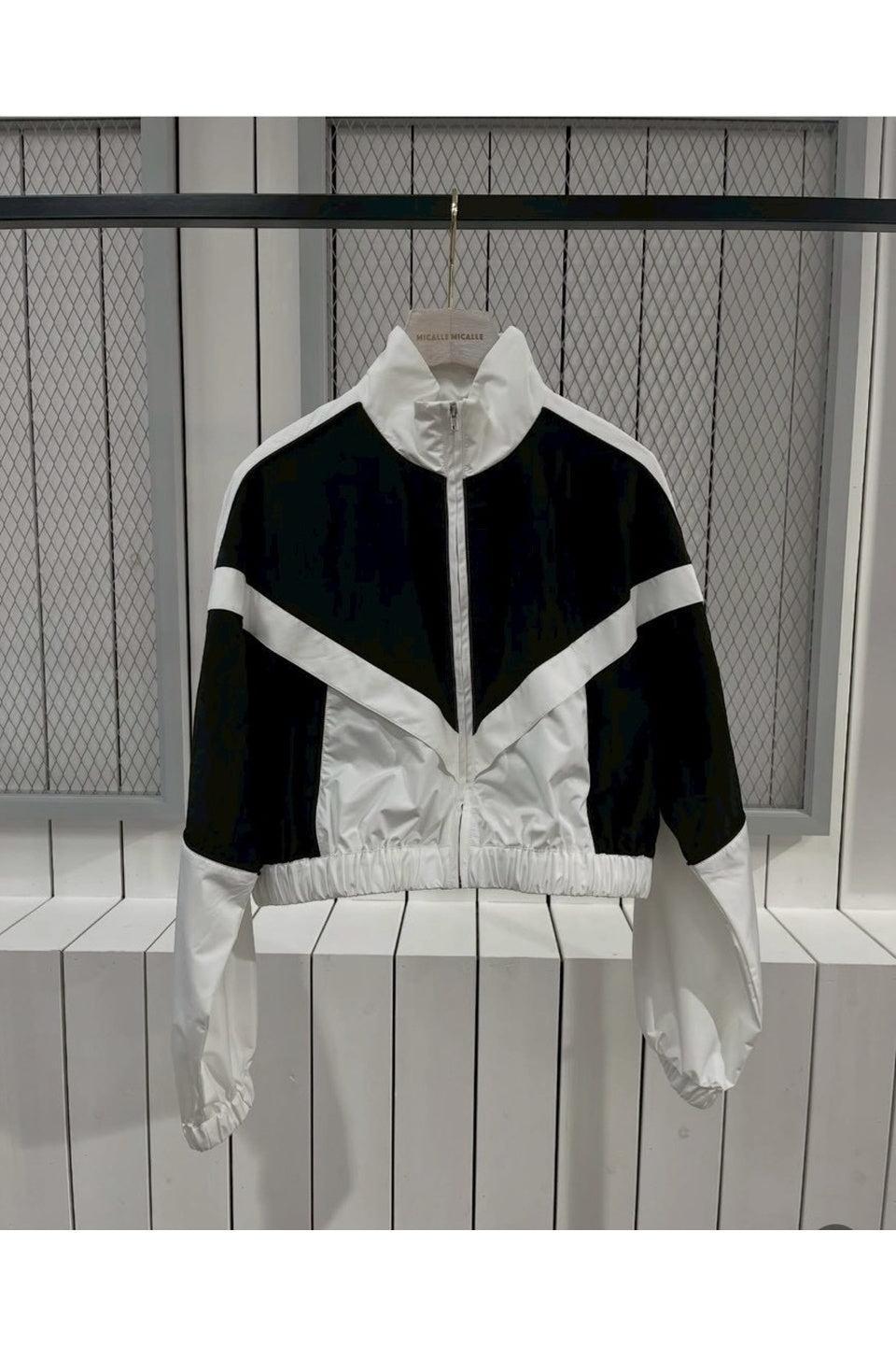 MICALLE MICALLE-Color Block Zip Dress-NOWALL