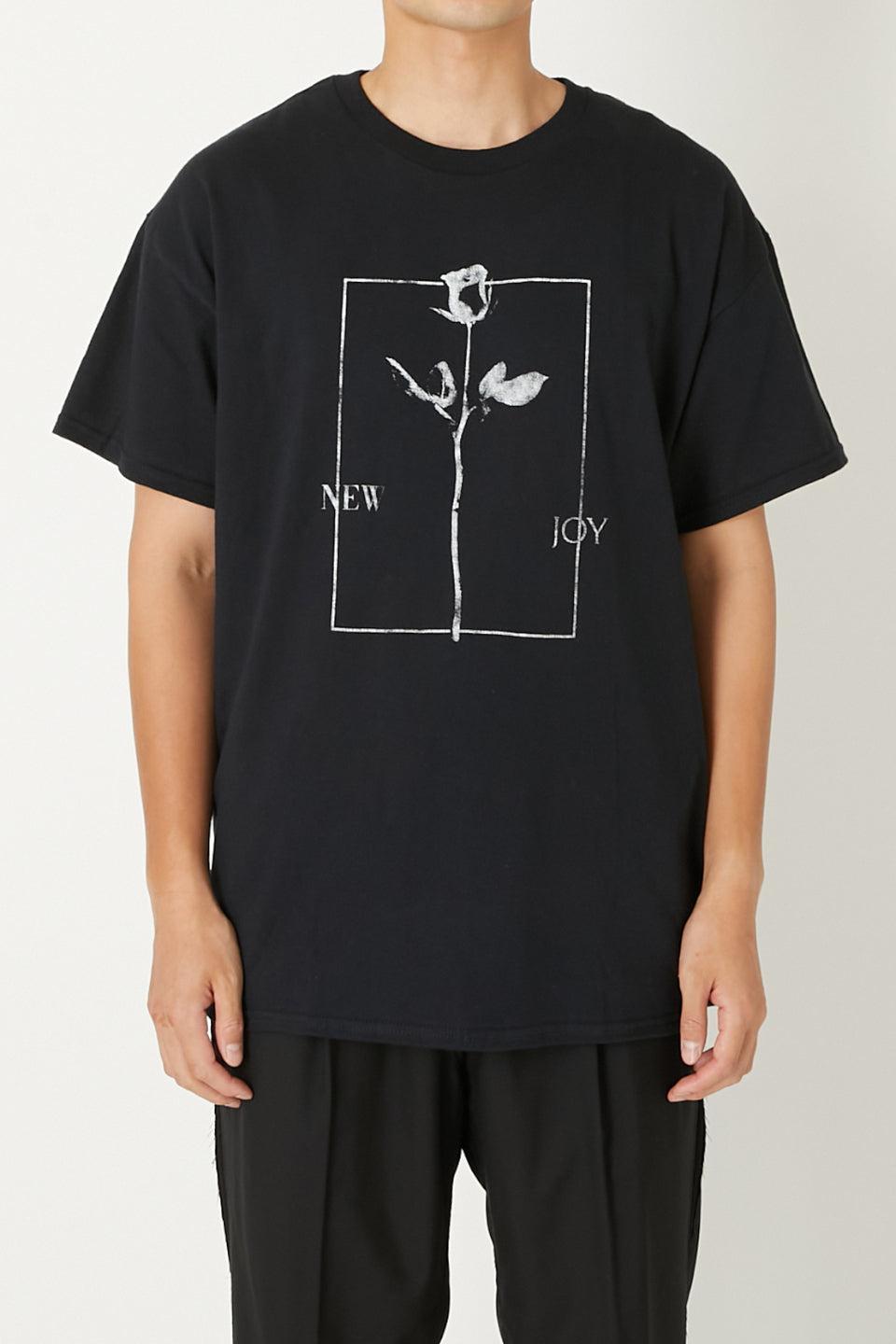 ALMOSTBLACK(オールモストブラック) - Crewneck Print T-shirts 