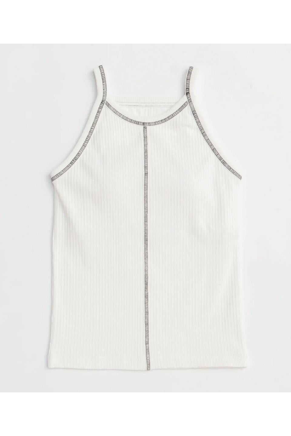 MAISON SPECIAL-Cup In American Sleeve Tank Top-NOWALL