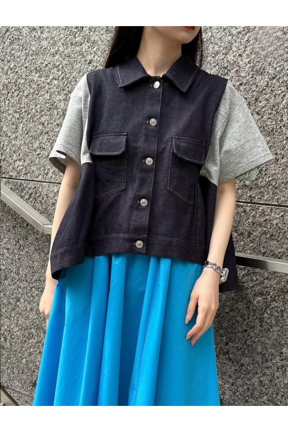 MICALLE MICALLE-Denim Docking Jacket-NOWALL