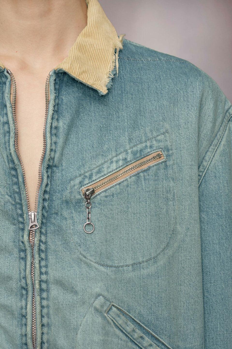 Maison Margiela-Distressed Denim Jacket-NOWALL