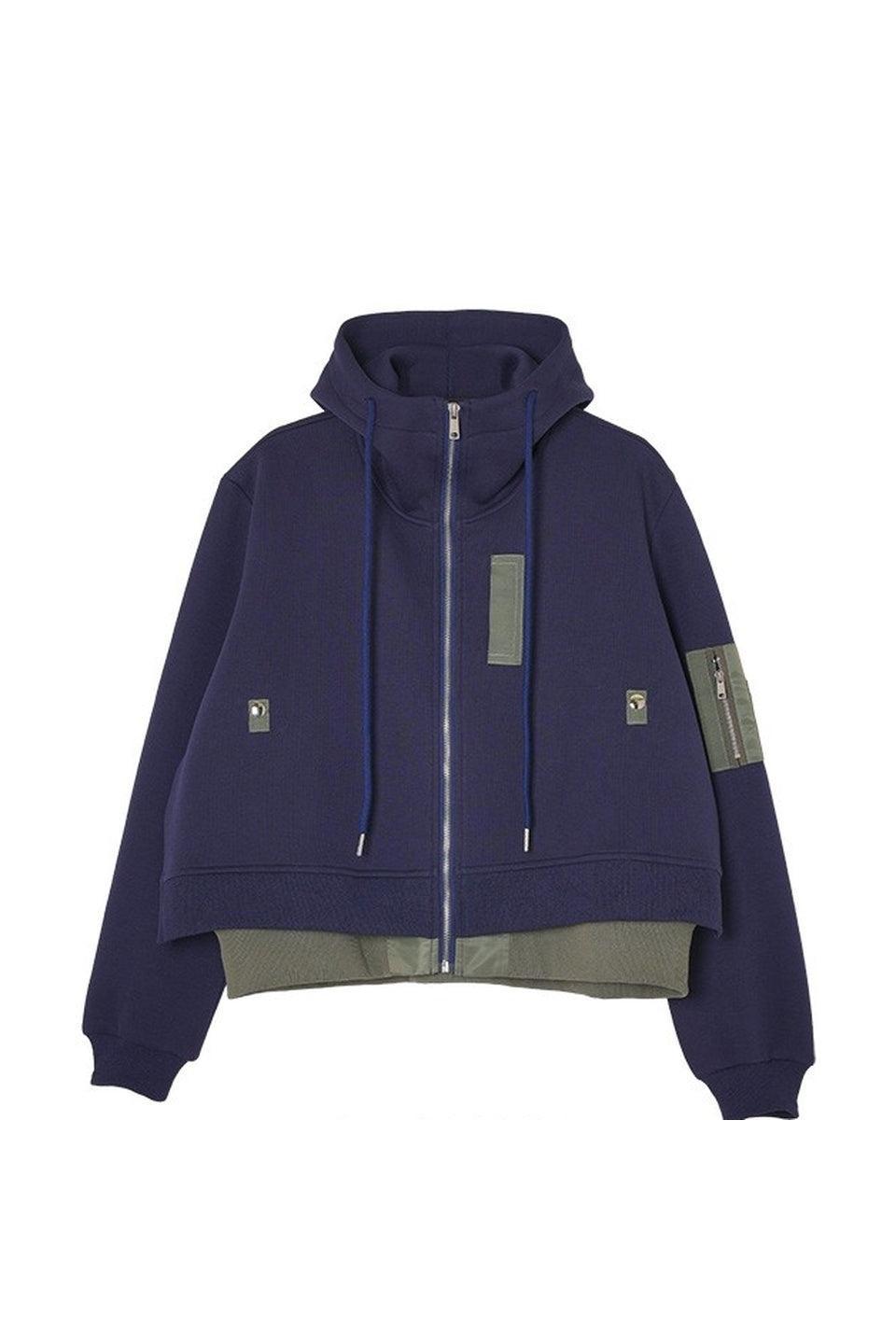 MICALLE MICALLE-Docking Zip Hoodie-NOWALL