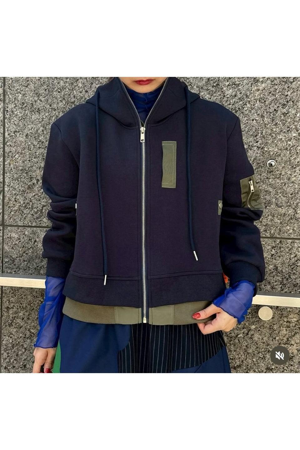 MICALLE MICALLE-Docking Zip Hoodie-NOWALL