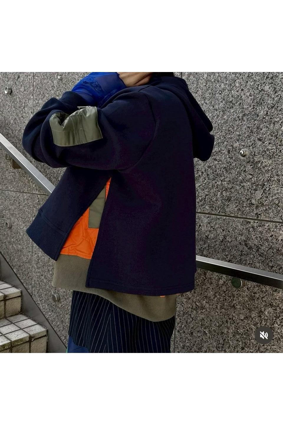 MICALLE MICALLE-Docking Zip Hoodie-NOWALL