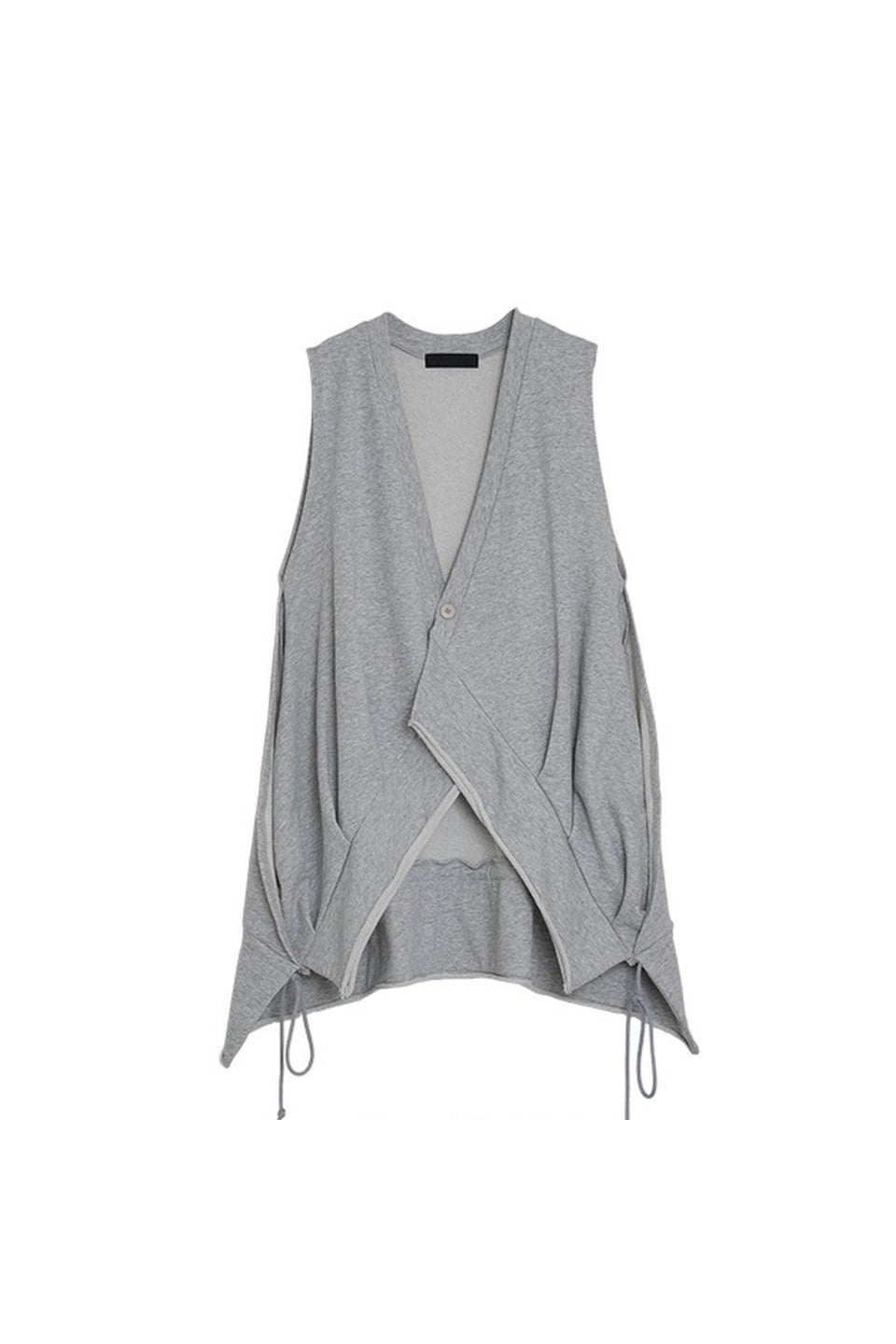 MICALLE MICALLE-Drape Gilet Vest-NOWALL