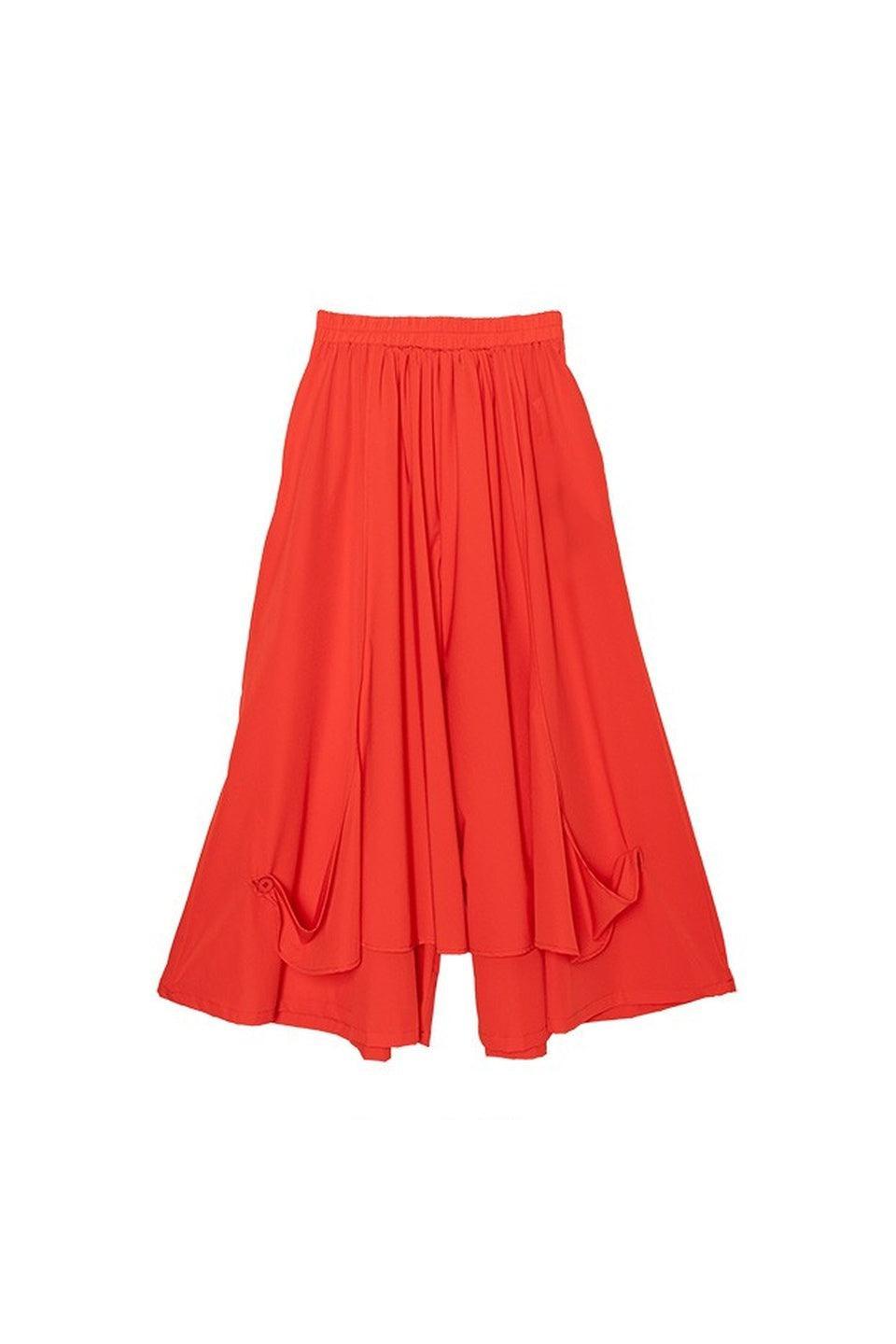 MICALLE MICALLE-Drape Wide Pants-NOWALL