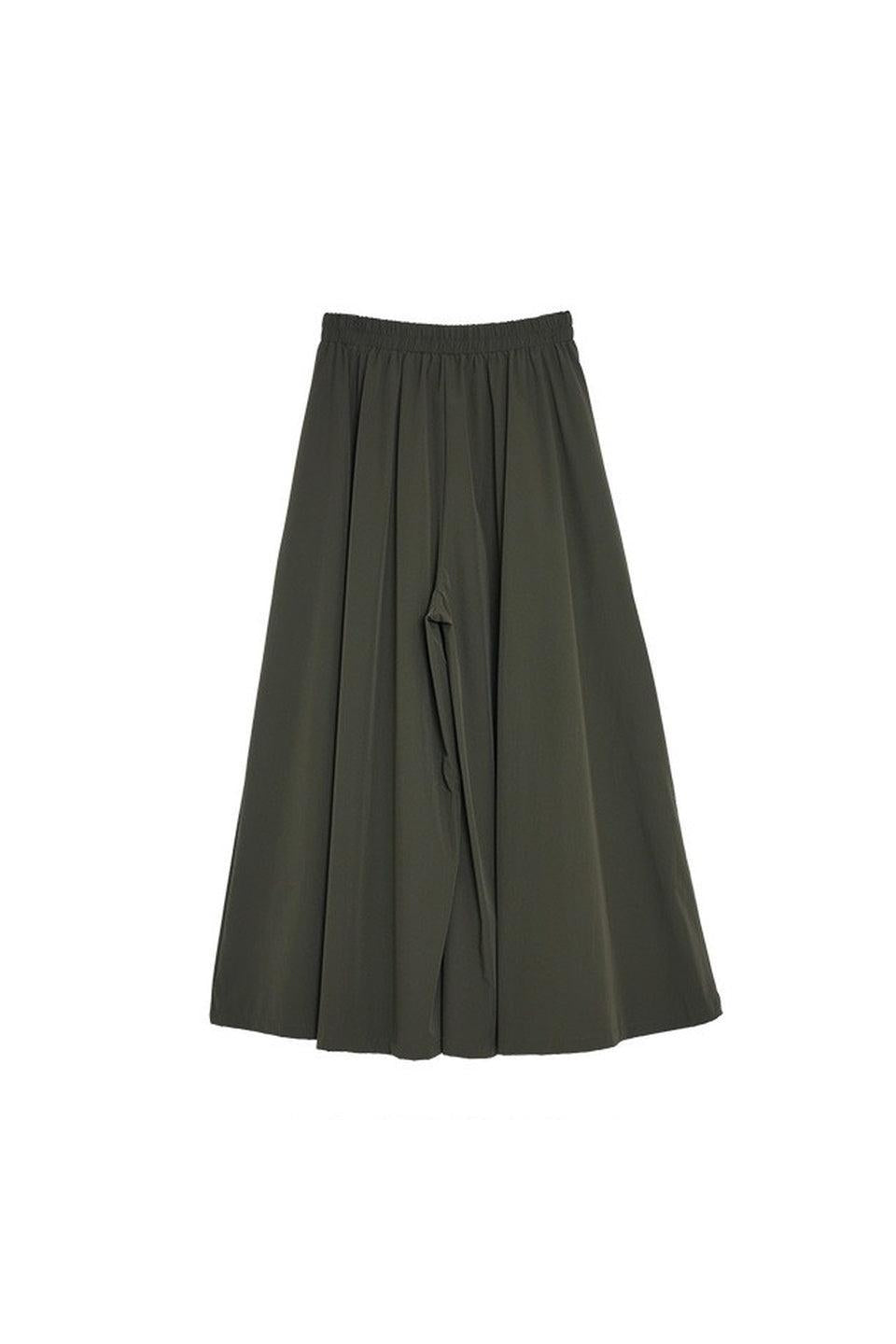 MICALLE MICALLE-Drape Wide Pants-NOWALL