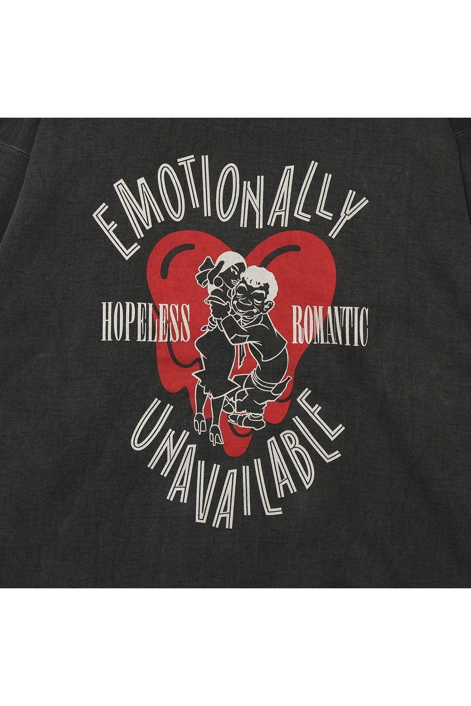EMOTIONALLY UNAVAILABLE-EU CARTOON HOODIE-NOWALL