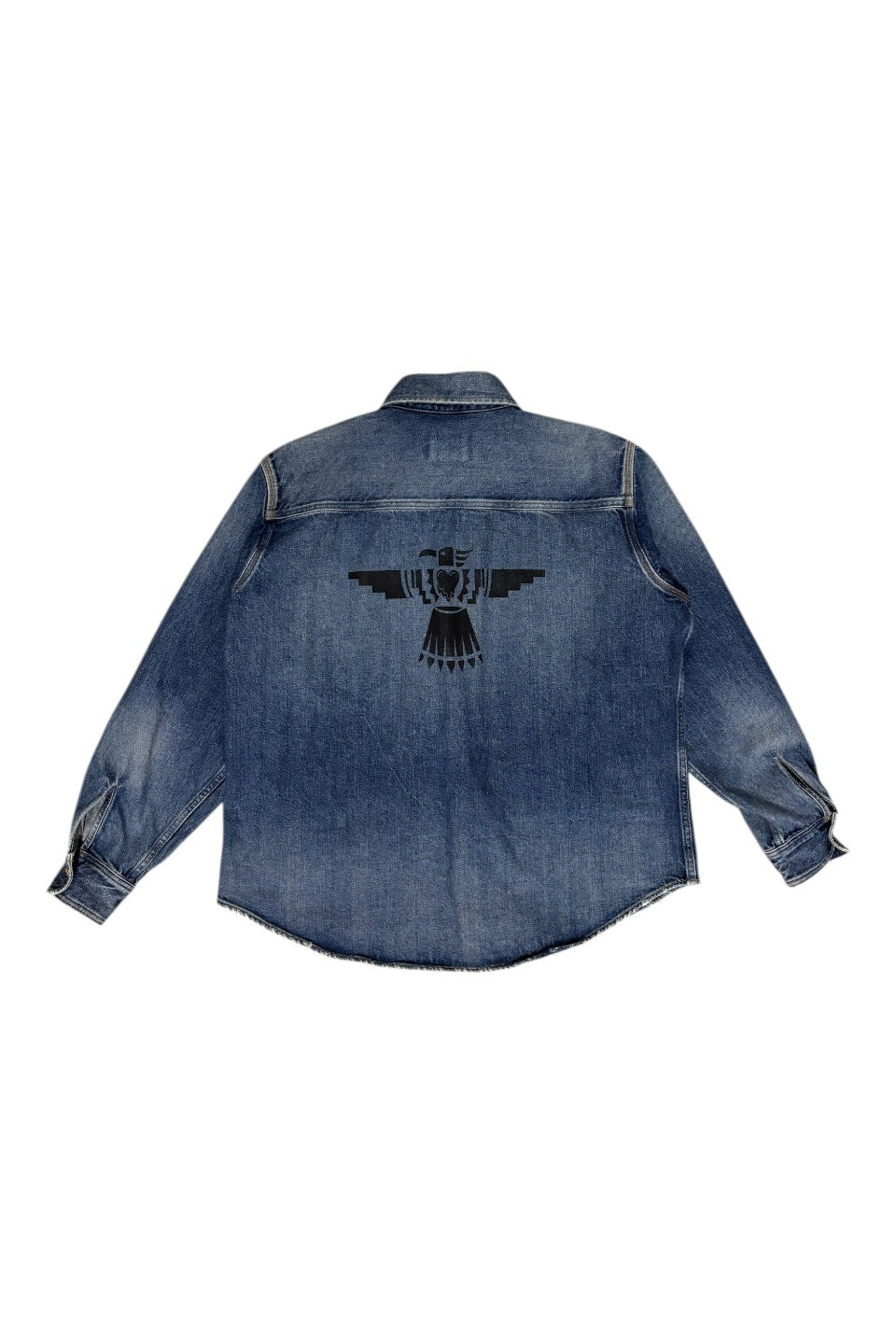EMOTIONALLY UNAVAILABLE-EU LATIN DENIM SHIRT-NOWALL