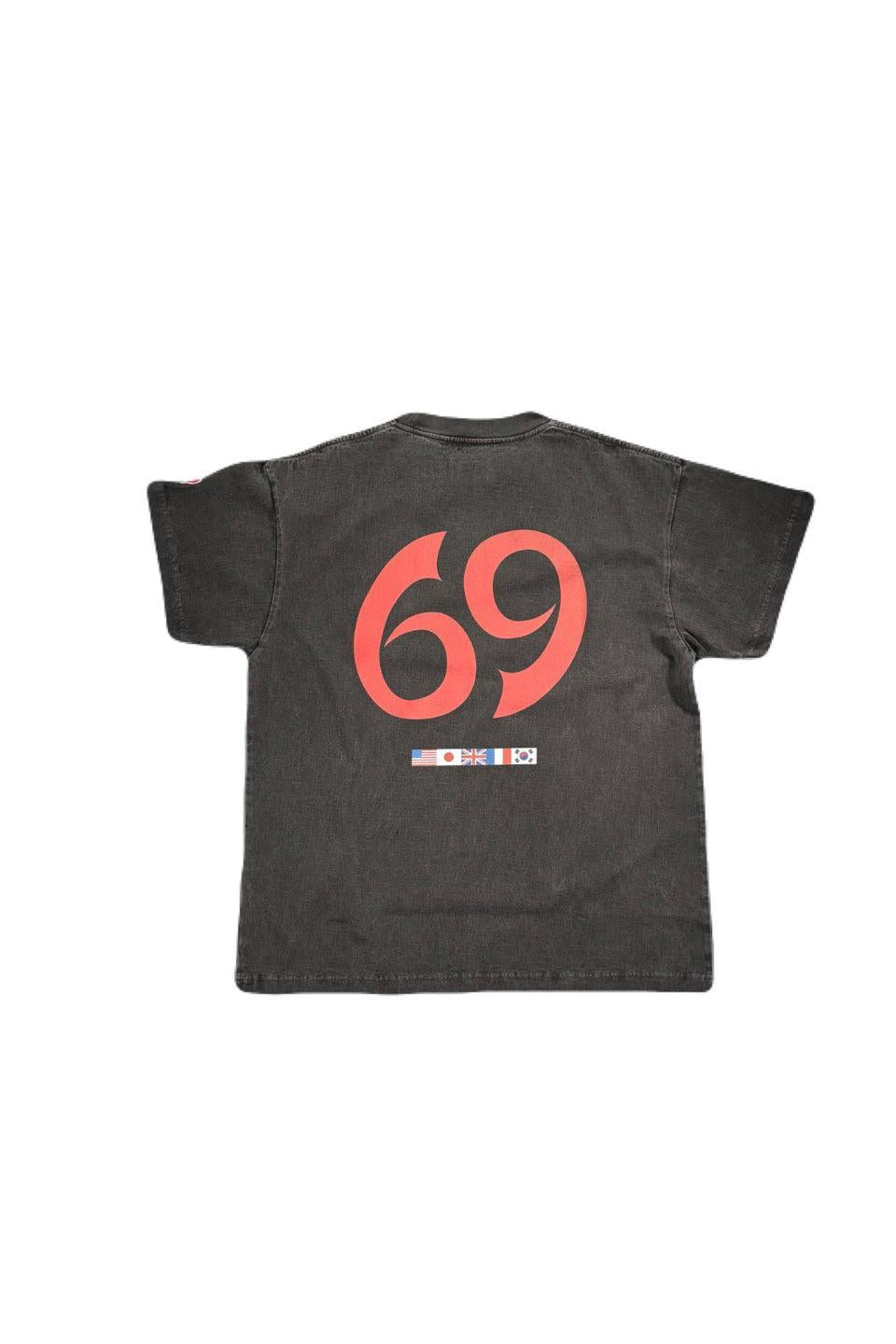 EMOTIONALLY UNAVAILABLE-EU Logo Number SS Tee-NOWALL