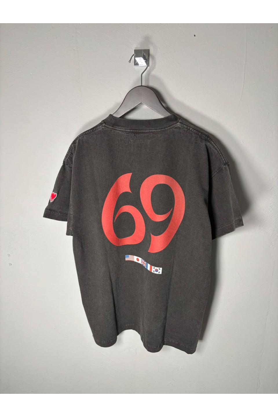 EMOTIONALLY UNAVAILABLE-EU Logo Number SS Tee-NOWALL