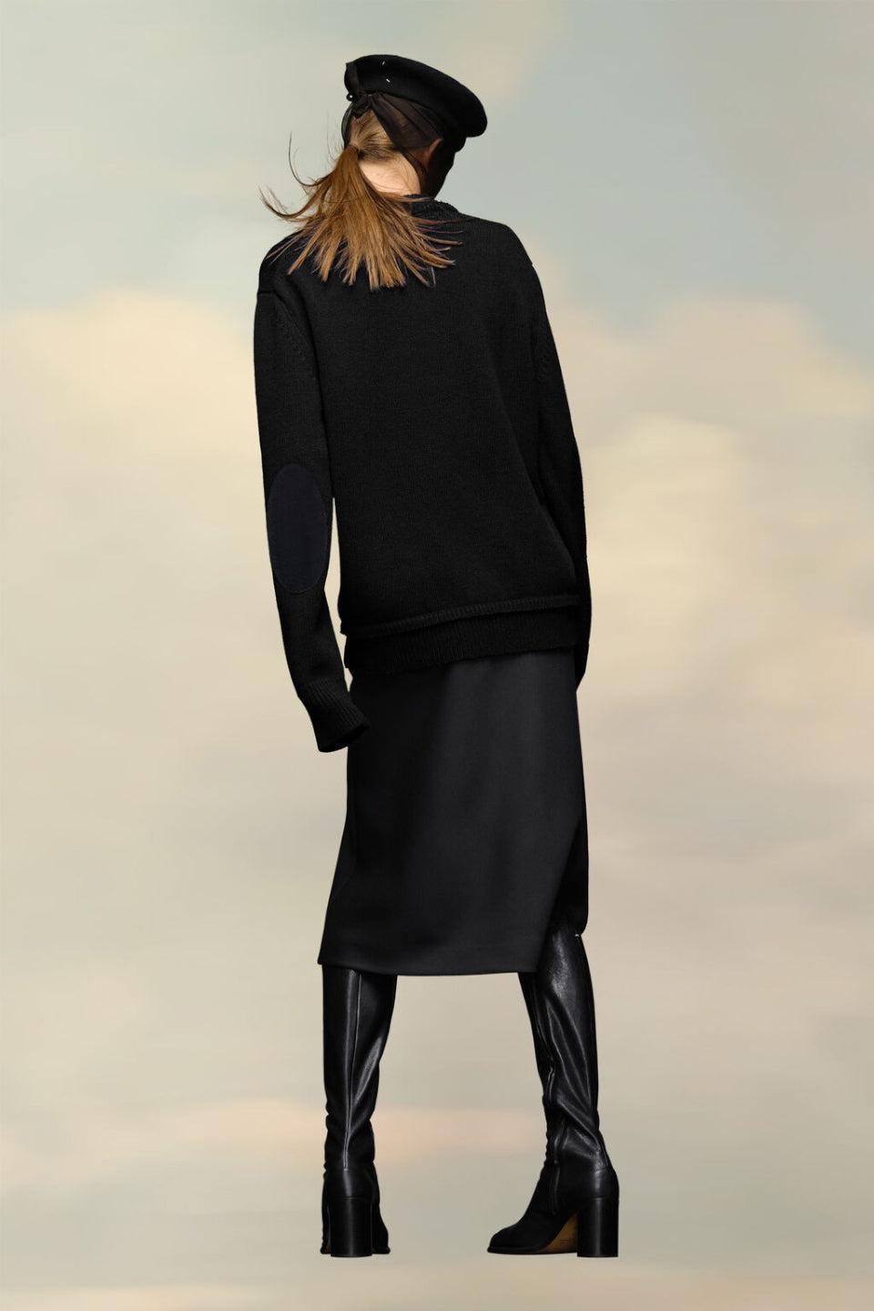 Maison Margiela-Elbow Patch Sweater-NOWALL