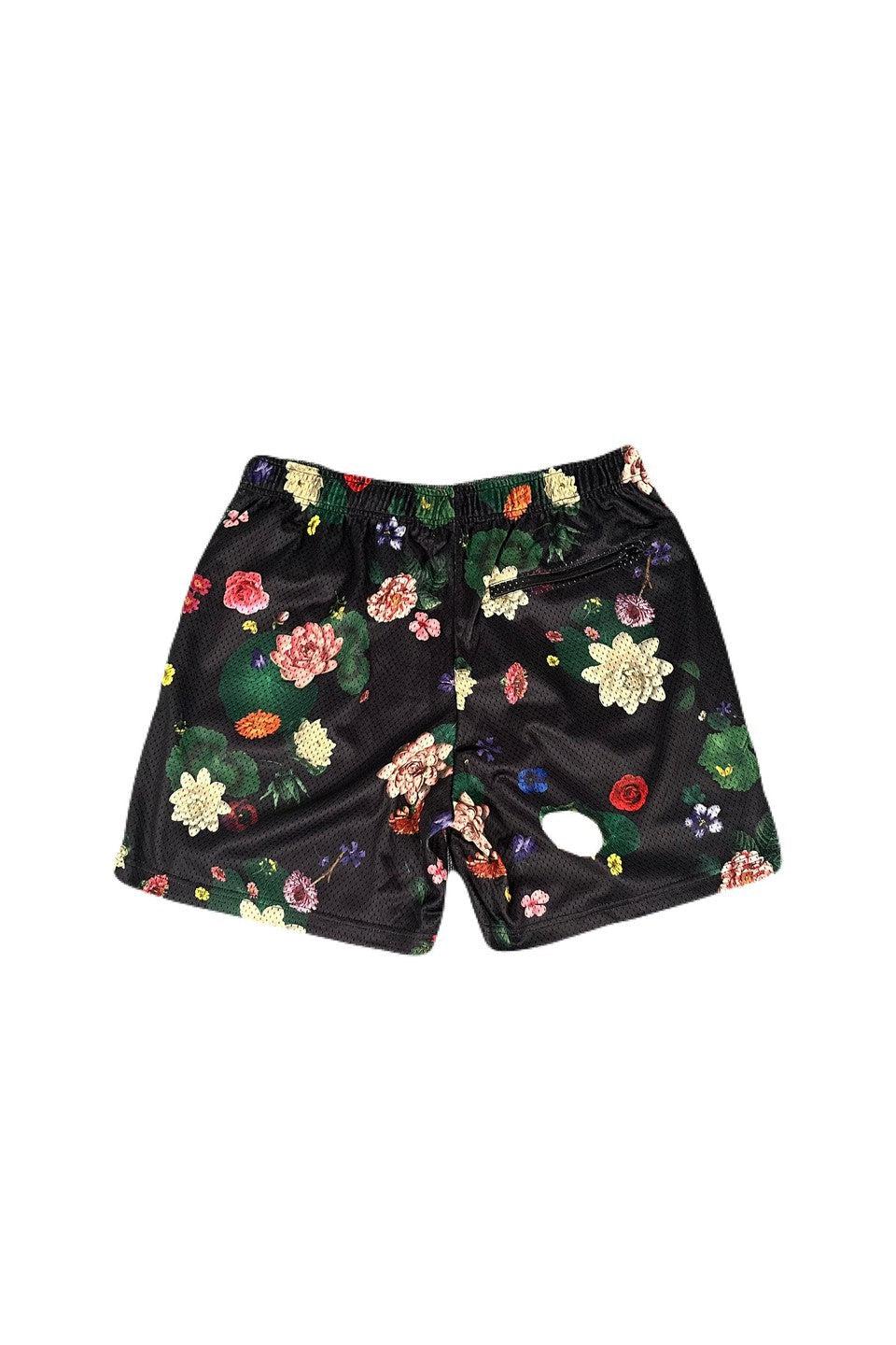 JOHN ELLIOTT-FLORAL PRINT PRACTICE SHORTS-NOWALL