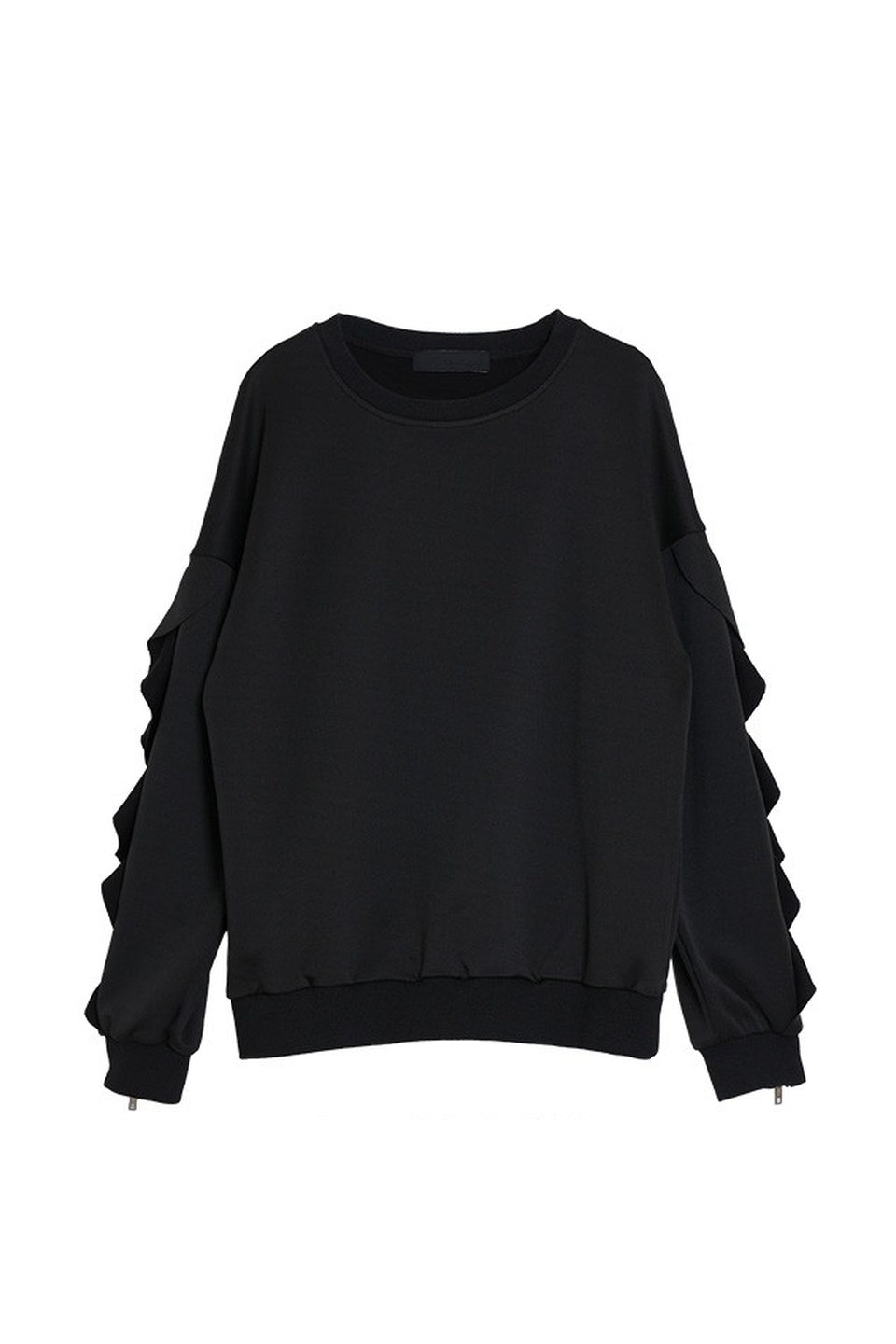 MICALLE MICALLE-Frill Sleeve Pullover-NOWALL