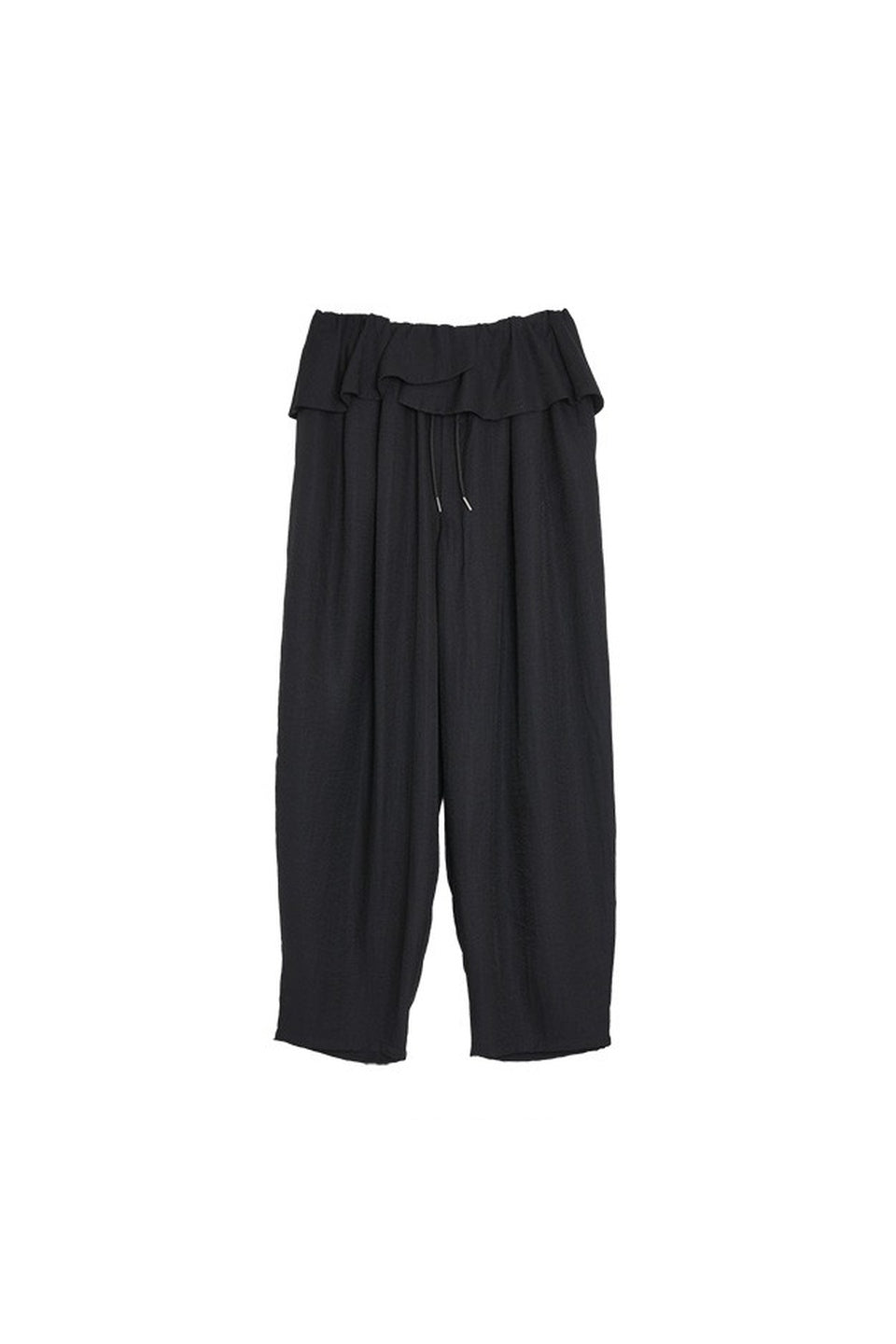 MICALLE MICALLE-Frill Waist Easy Pants-NOWALL