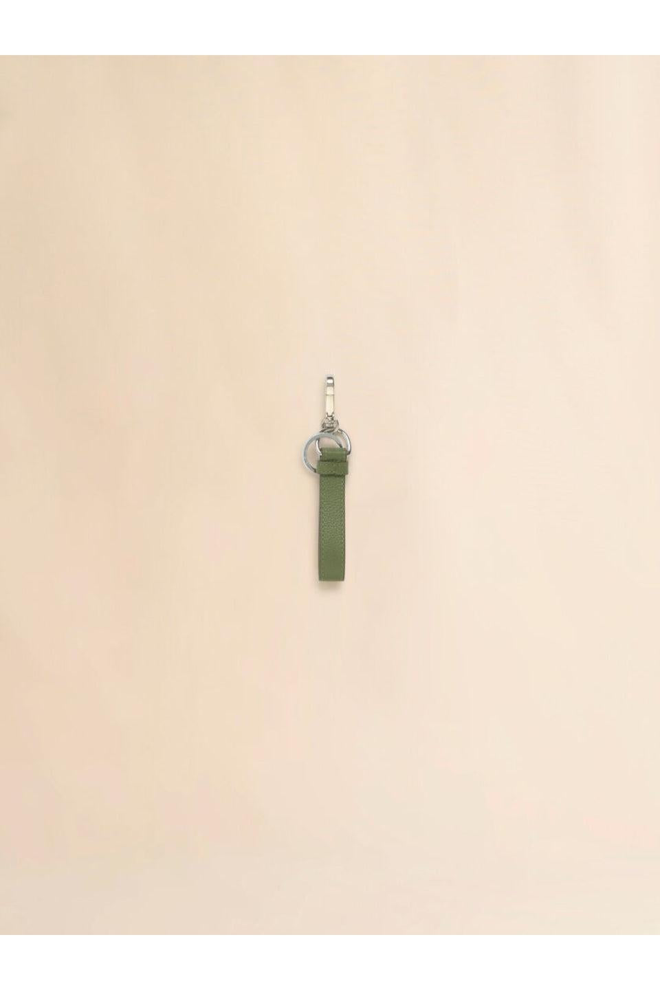 MARNI-Green Leather Key Ring-NOWALL