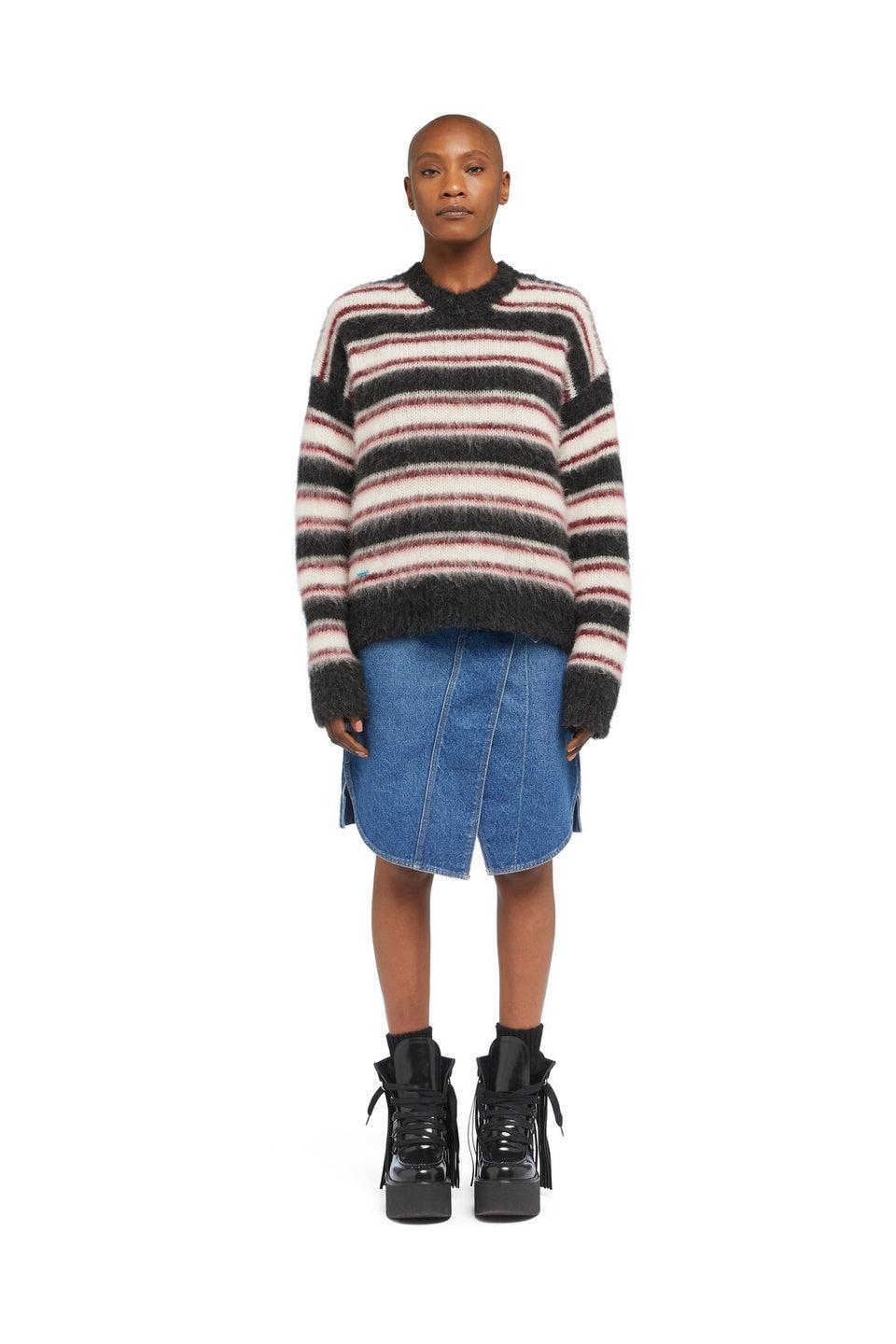 ALANUI-Grunge Stripes Sweater-NOWALL