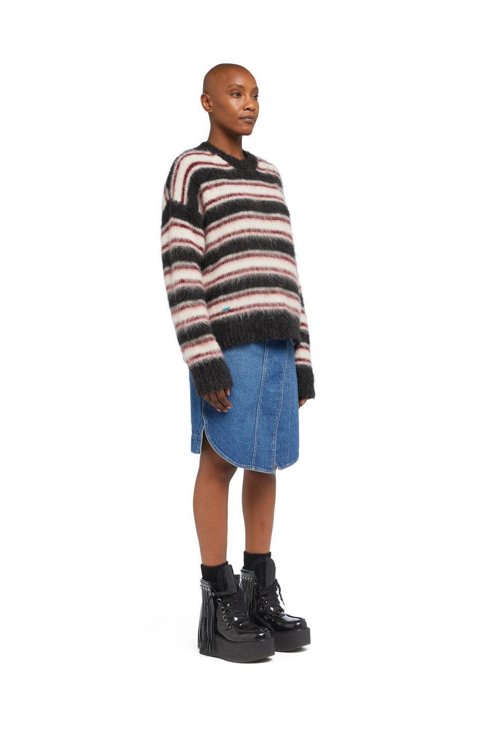 ALANUI-Grunge Stripes Sweater-NOWALL