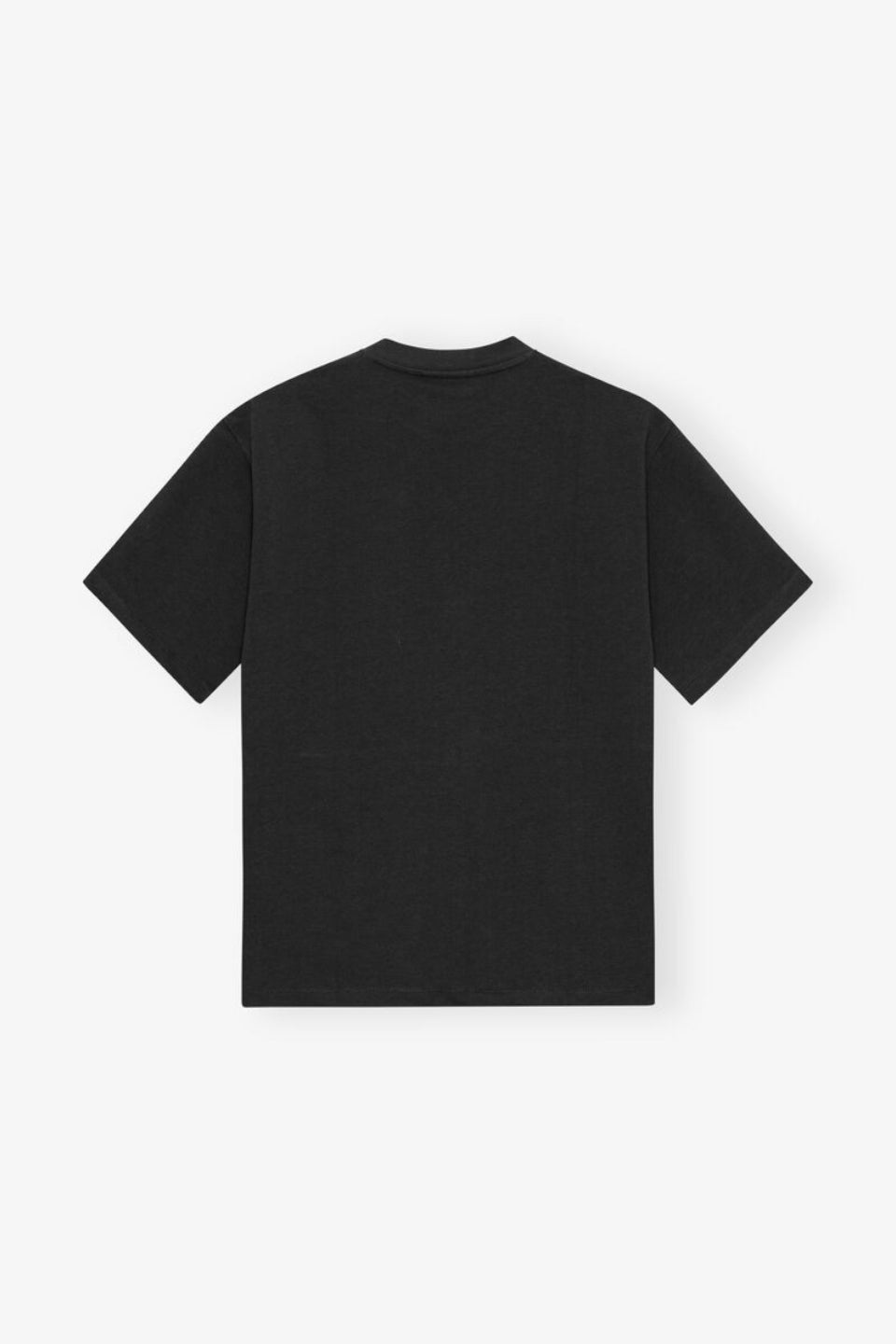 GANNI-Heavy Cotton Drop Shoulder Heart T-shirt-NOWALL