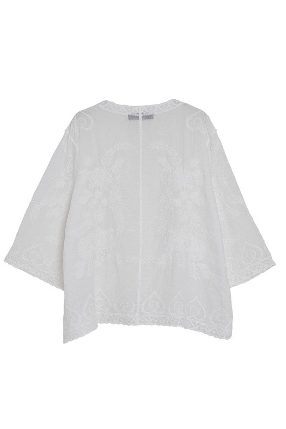 MICALLE MICALLE-Lace Embroidery Blouse-NOWALL