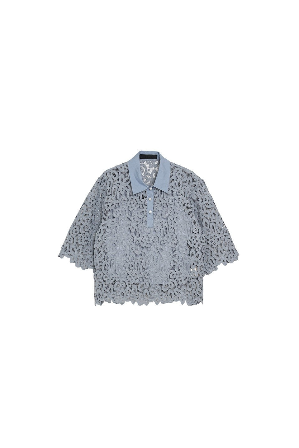 MICALLE MICALLE-Lace Ensemble Blouse-NOWALL