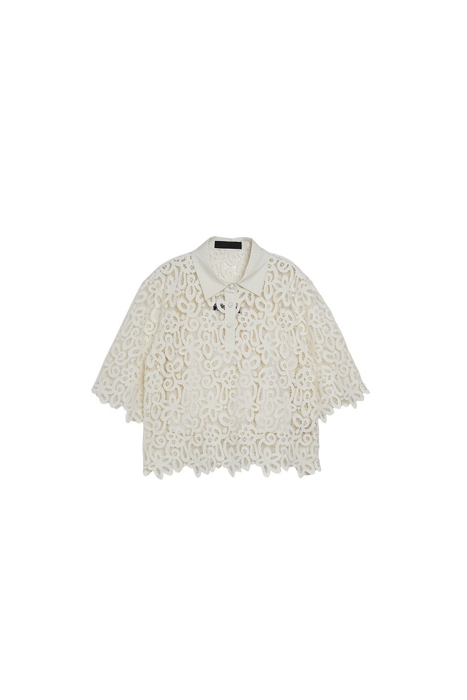 MICALLE MICALLE-Lace Ensemble Blouse-NOWALL