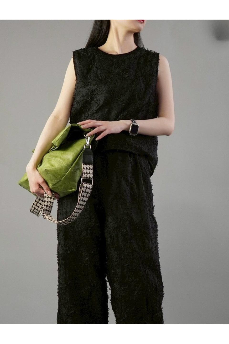 MICALLE MICALLE-Lace Wide Pants-NOWALL