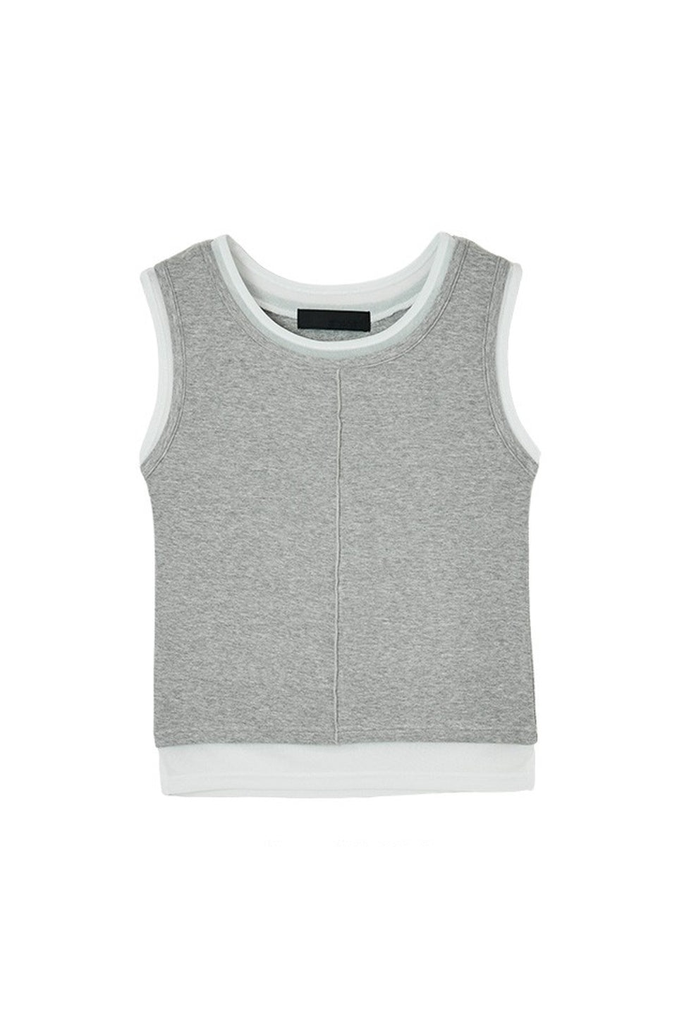 MICALLE MICALLE-Layered Trim Tank Top-NOWALL