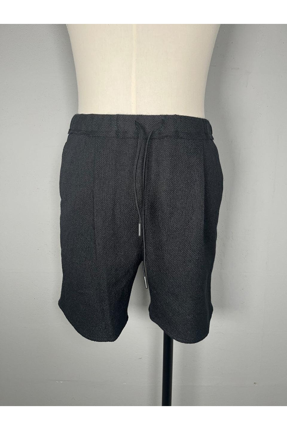 MAYKAM-Linencross 1 Tuck Shorts-NOWALL