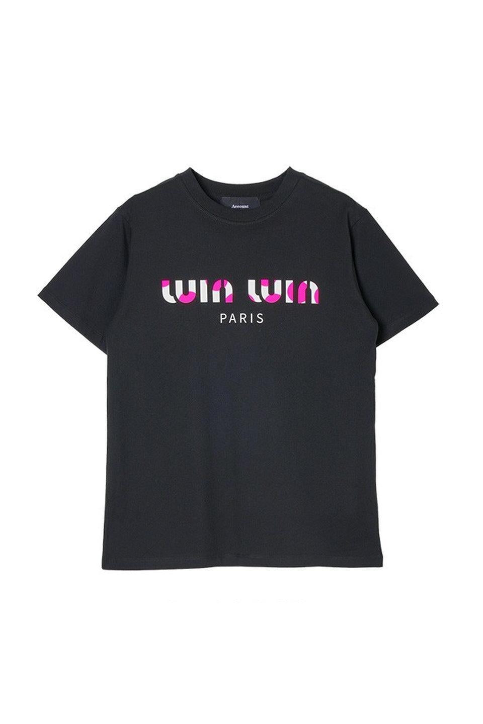 MICALLE MICALLE-Logo Print Short Sleeve Tee-NOWALL